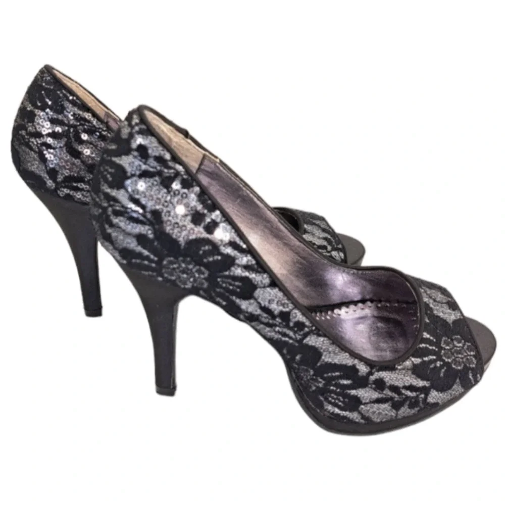 Rampage Women's Black Heels Size 6M